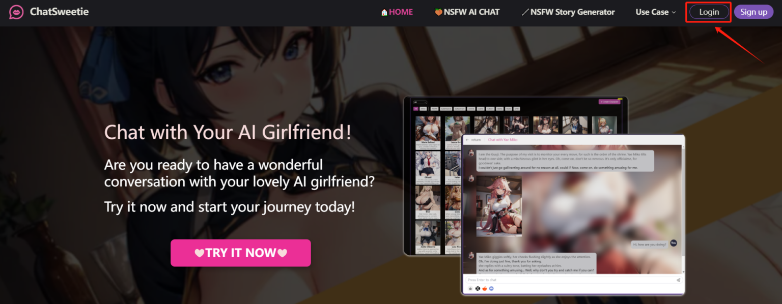 open the nsfw ai chat bot