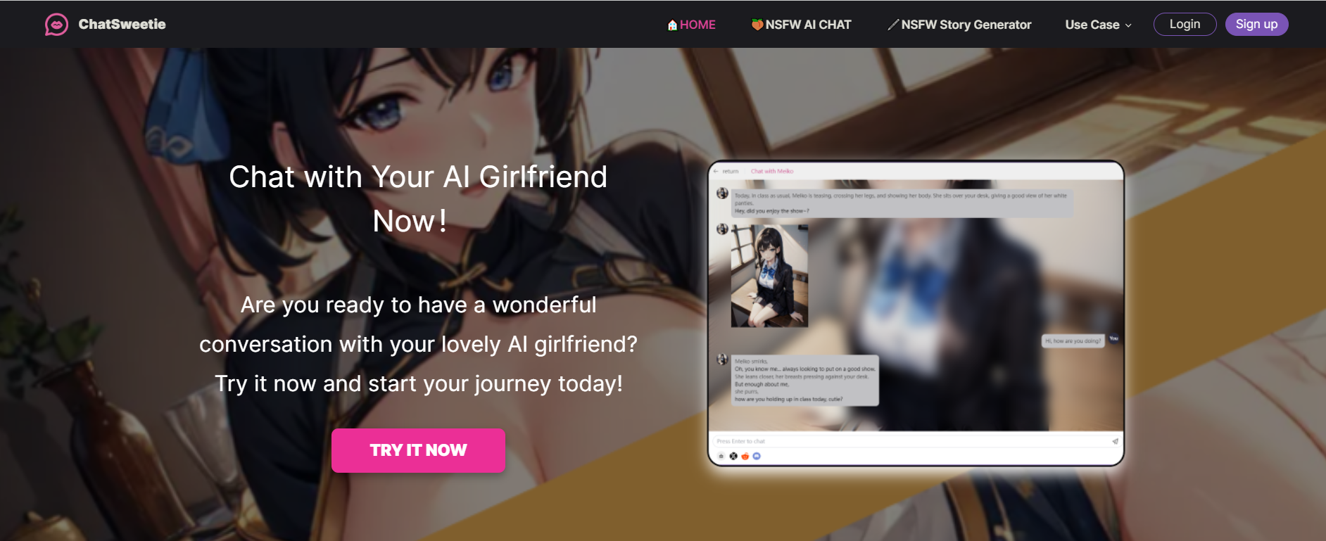 ChatSweetie—Free online AI sexting chatbot